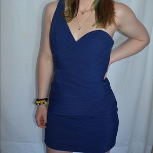 Navy blue cocktail dress